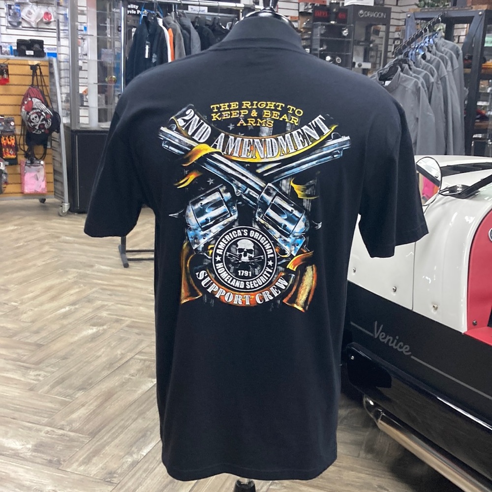 2nd Amendment Patriot Men’s Black Short Sleeve T-Shirt